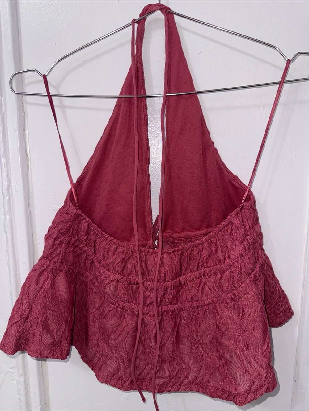 ZARA Raspberry Pink Halter Top - Picture 5 of 5